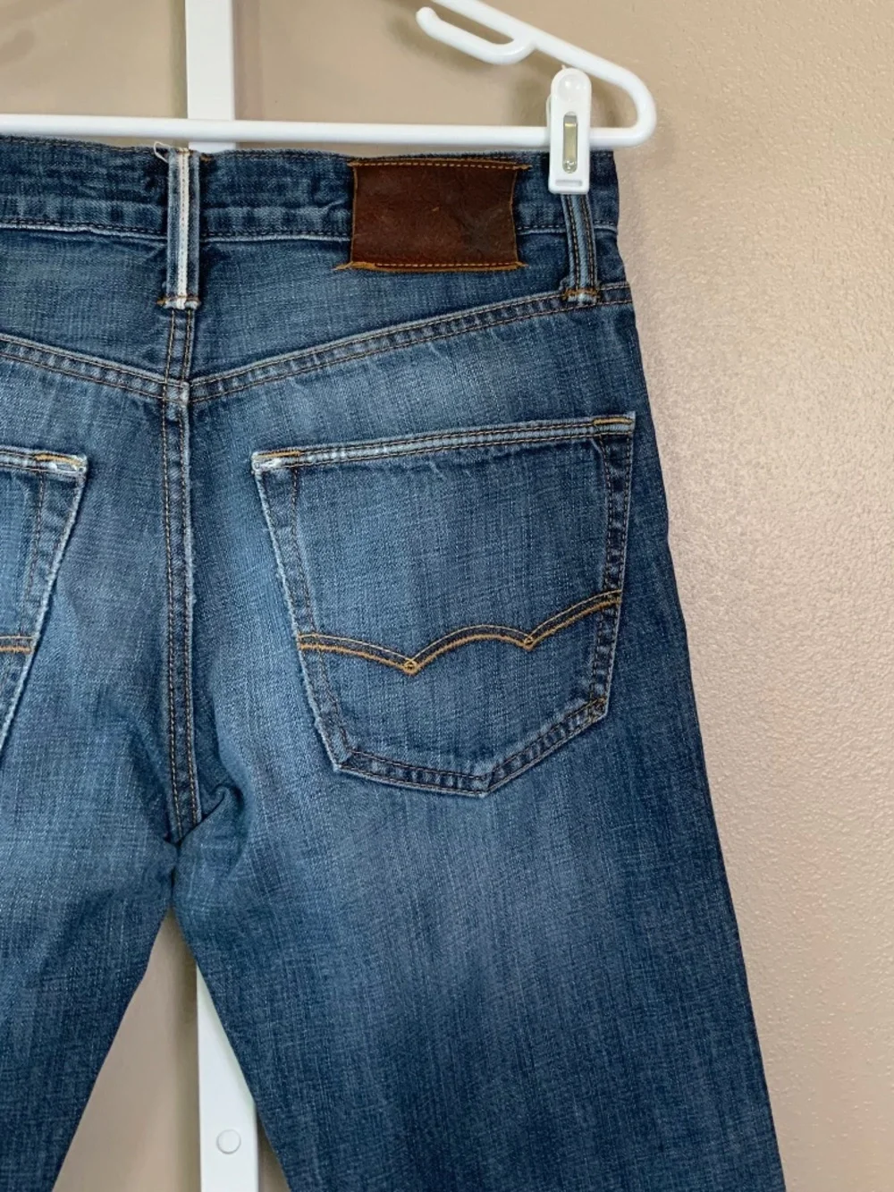American Eagle Original Taper Distressed Jeans